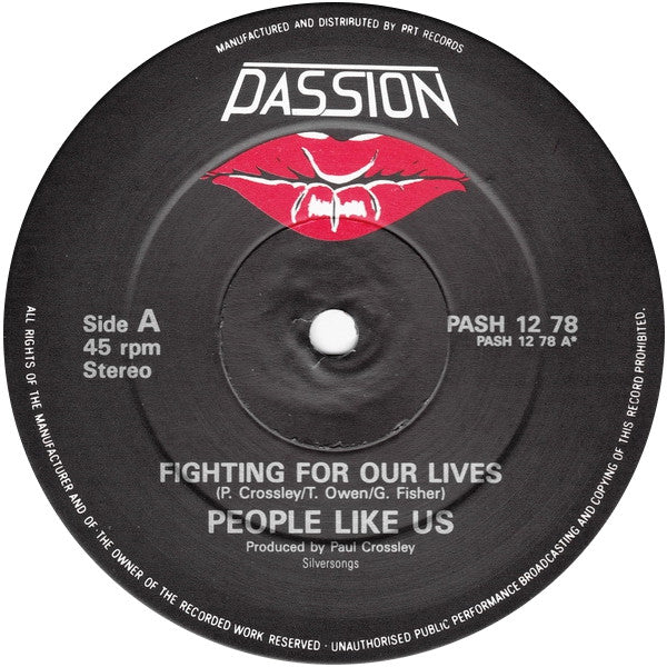 People Like Us (2) : Fighting For Our Lives (12")