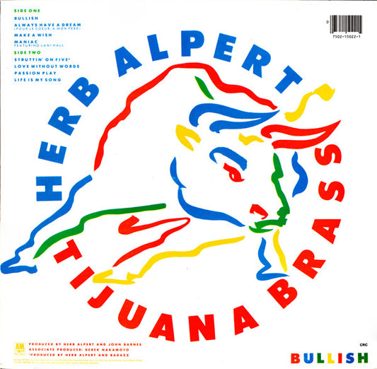 Herb Alpert & The Tijuana Brass - Bullish vinyl record, LP (Mint (M)) | Lulo Records
