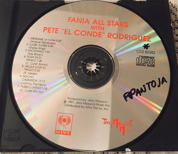 Fania All Stars With, Pete Rodriguez : Fania All Stars With Pete ''el Conde'' Rodriguez (CD, Comp)