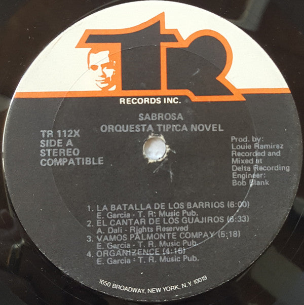Orchestra Tipica Novel : Sabrosa Novel (LP, Album, Gat)