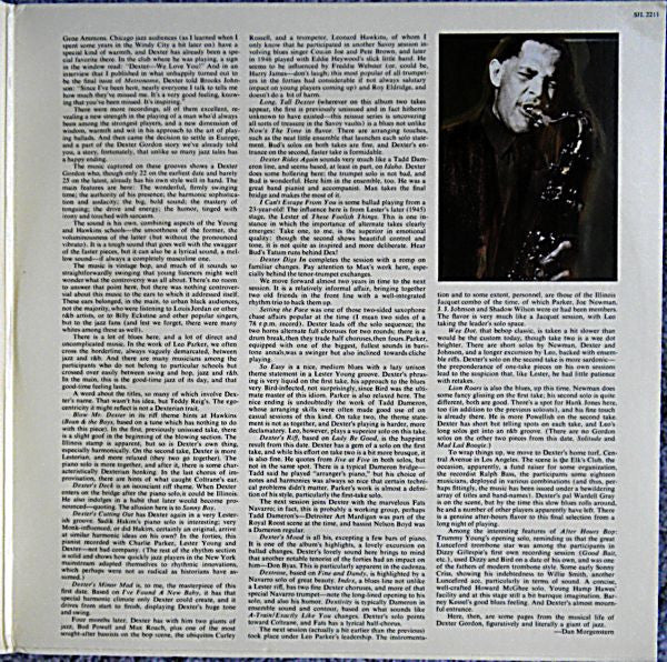 Dexter Gordon : Long Tall Dexter (2xLP, Comp)