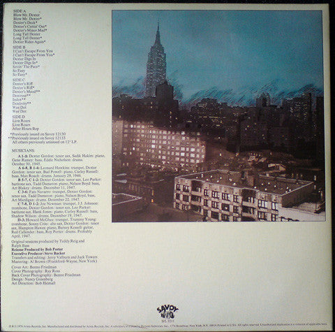 Dexter Gordon : Long Tall Dexter (2xLP, Comp)