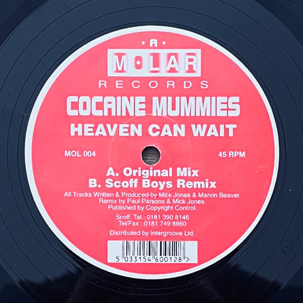 Cocaine Mummies : Heaven Can Wait (12")