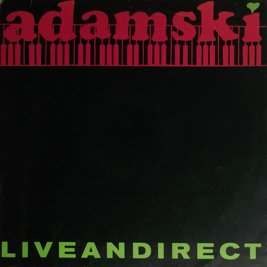Adamski : Liveandirect (LP, Album)