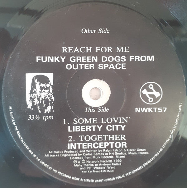 Funky Green Dogs / Liberty City / Interceptor : Reach For Me / Some Lovin' / Together (12")