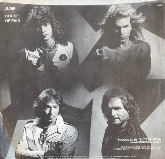 Van Halen : Jump! (7", Single, Win)