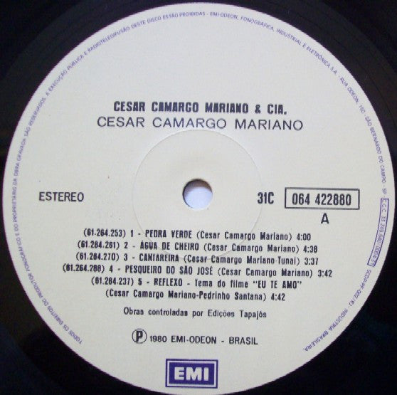 Cesar Mariano & Cia. : Cesar Camargo Mariano & Cia. (LP, Album, RE)