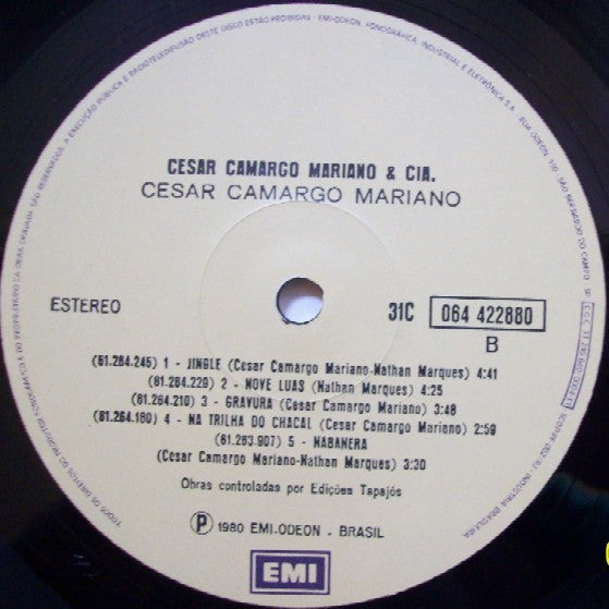 Cesar Mariano & Cia. : Cesar Camargo Mariano & Cia. (LP, Album, RE)