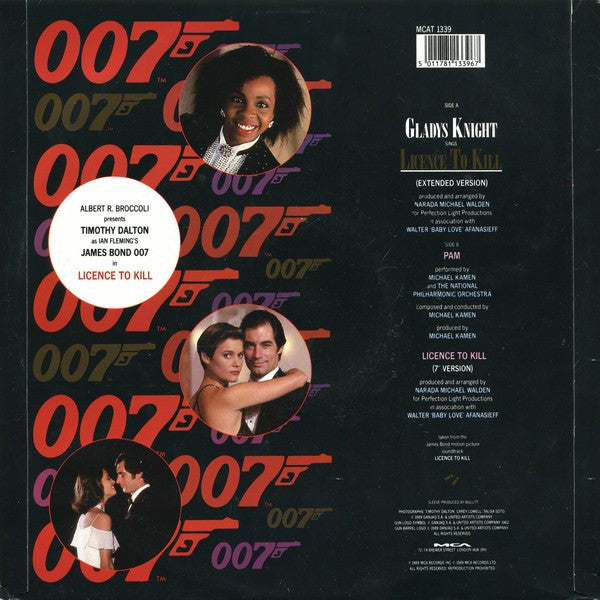Gladys Knight : Licence To Kill  (12", Single)