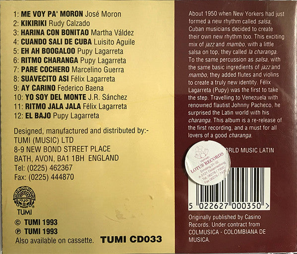 Pupi Y Su Charanga : Pupy Y Su Charanga (CD, Comp)