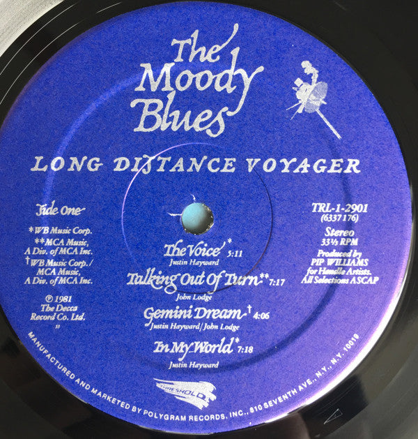 The Moody Blues : Long Distance Voyager (LP, Album, RE, Gat)