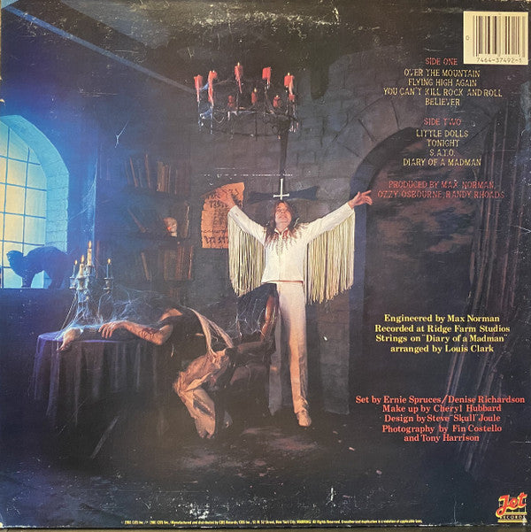 Ozzy Osbourne : Diary Of A Madman (LP, Album, San)