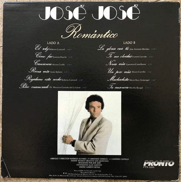 José José : Romántico (LP, Album)