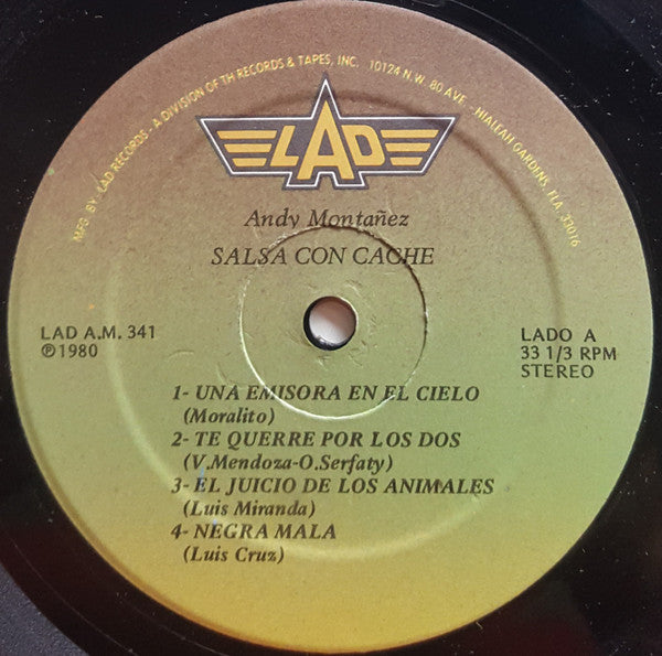 Andy Montañez : Salsa Con Caché (LP, Album, Gre)