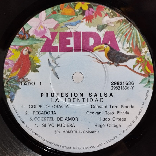 La Identidad : Profesión Salsa  (LP)