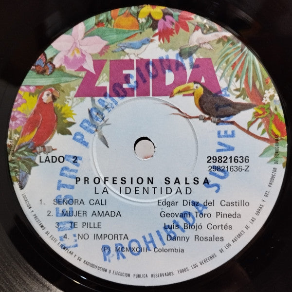 La Identidad : Profesión Salsa  (LP)