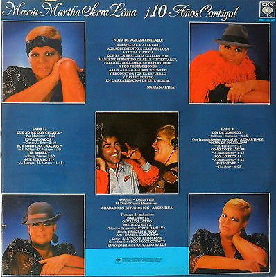 María Martha Serra Lima : ¡10 Años Contigo! (LP, Album)
