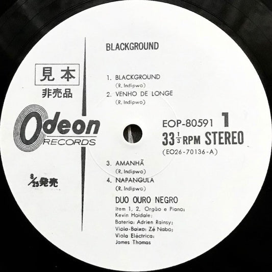 Duo Ouro Negro : Blackground (LP, Album, Promo, Gat)