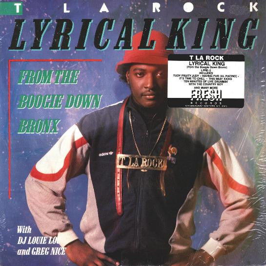T La Rock : Lyrical King (From The Boogie Down Bronx) (LP, Album)