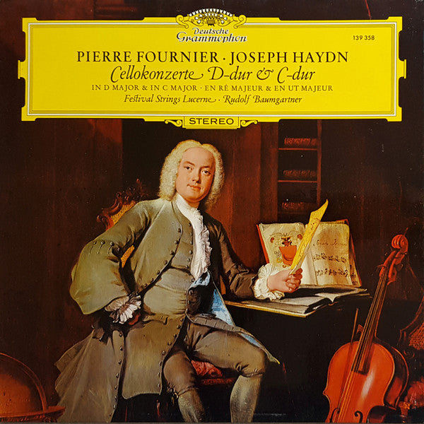 Pierre Fournier - Joseph Haydn - Festival Strings Lucerne / Rudolf Baumgartner : Cellokonzerte D-Dur & C-Dur (LP, Album, RE)