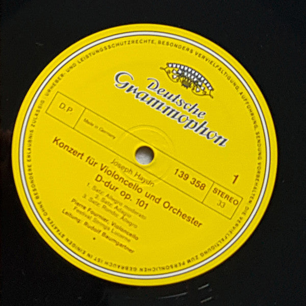 Pierre Fournier - Joseph Haydn - Festival Strings Lucerne / Rudolf Baumgartner : Cellokonzerte D-Dur & C-Dur (LP, Album, RE)