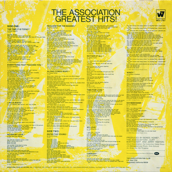 The Association (2) : Greatest Hits! (LP, Comp, RE, Spe)