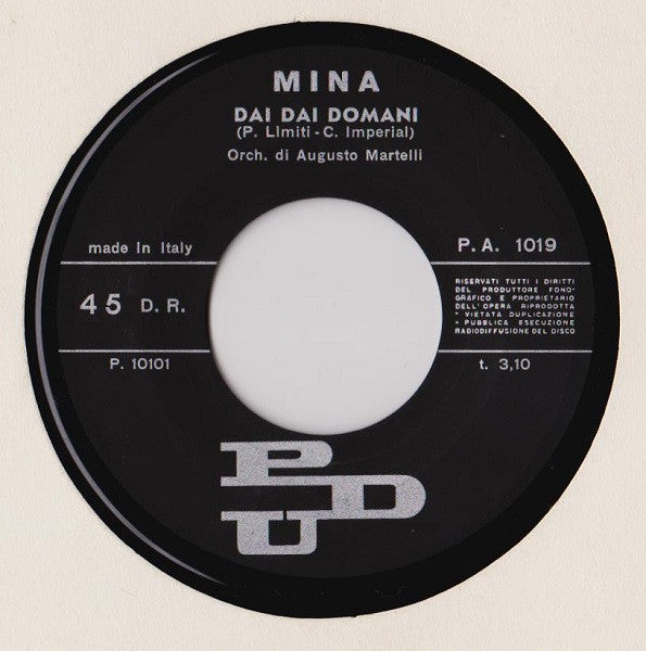 Mina (3) : Non Credere  (7", Single)