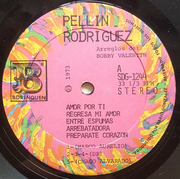 Pellin Rodriguez : Amor Por Ti (LP, Album)