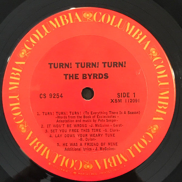 The Byrds : Turn! Turn! Turn! (LP, Album, RP, Ter)