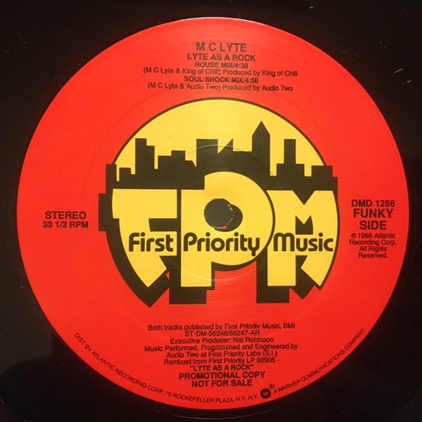 MC Lyte : Lyte As A Rock (12", Promo)