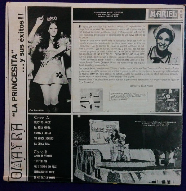 Omayra : ... Y Sus Éxitos (LP, Comp)