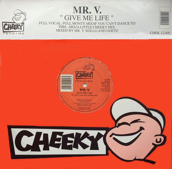 Mr. V : Give Me Life (12", Single)