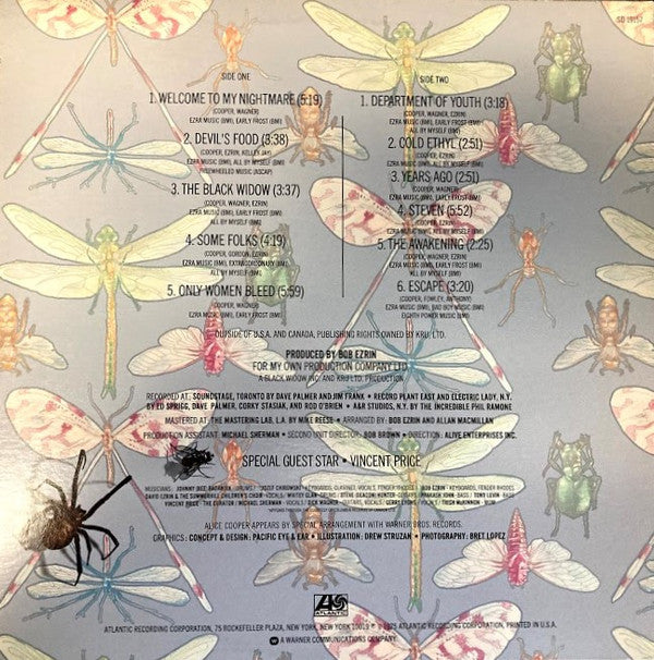 Alice Cooper (2) : Welcome To My Nightmare (LP, Album, RE, SP)