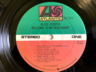 Alice Cooper (2) : Welcome To My Nightmare (LP, Album, RE, SP)