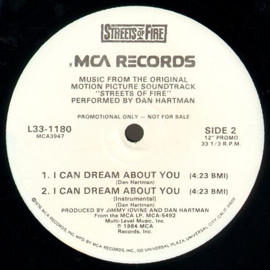 Dan Hartman : I Can Dream About You (12", Promo)