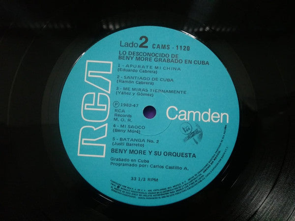 Beny More* : Lo Desconocido De Beny More (LP, Comp)