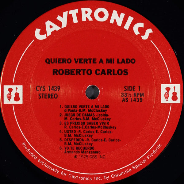 Roberto Carlos : Quiero Verte A Mi Lado (LP, Album, Comp)