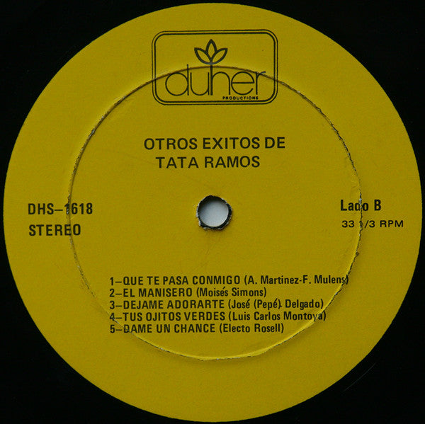 Tata Ramos : Otros Éxitos De Tata Ramos (LP)