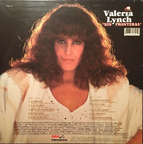 Valeria Lynch : Sin Fronteras (LP, Album)