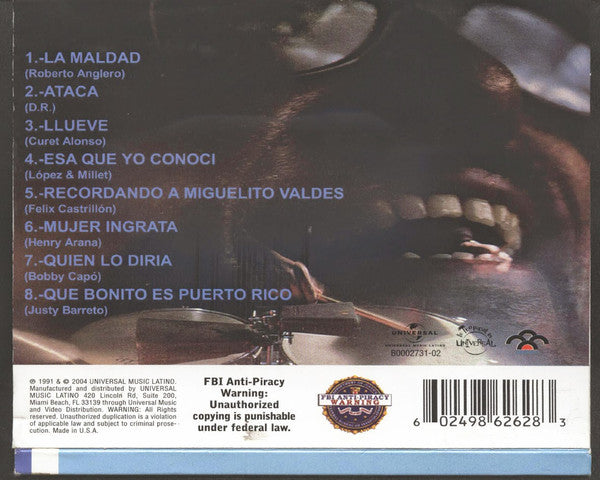 Willie Rosario : El Rey Del Ritmo (CD, Album, RE, DIG)