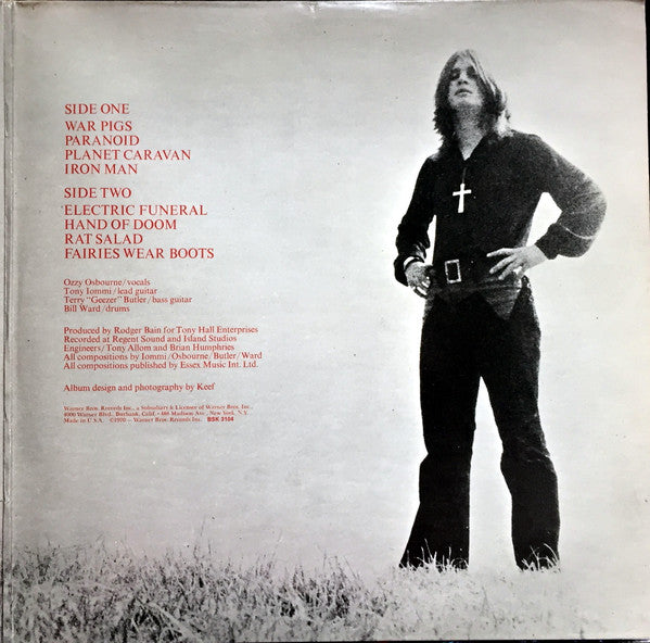Black Sabbath : Paranoid (LP, Album, RE, Win)