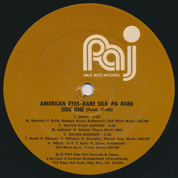 Rare Silk : American Eyes (LP, Album)