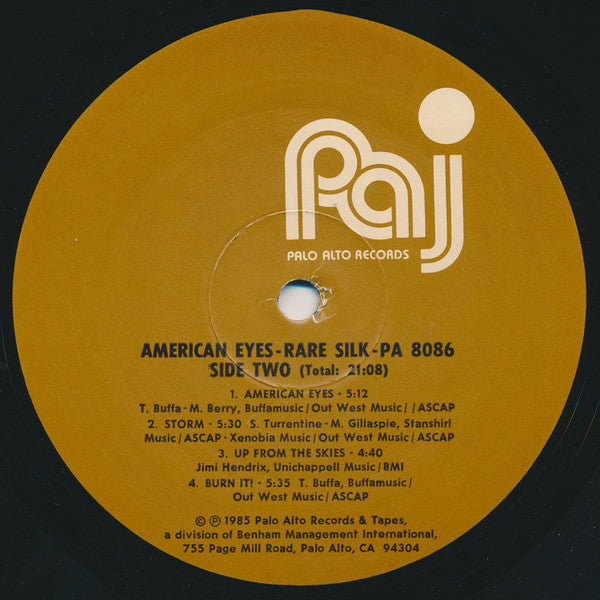 Rare Silk : American Eyes (LP, Album)