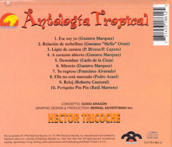 Hector Tricoche : Antología Tropical (CD, Comp)