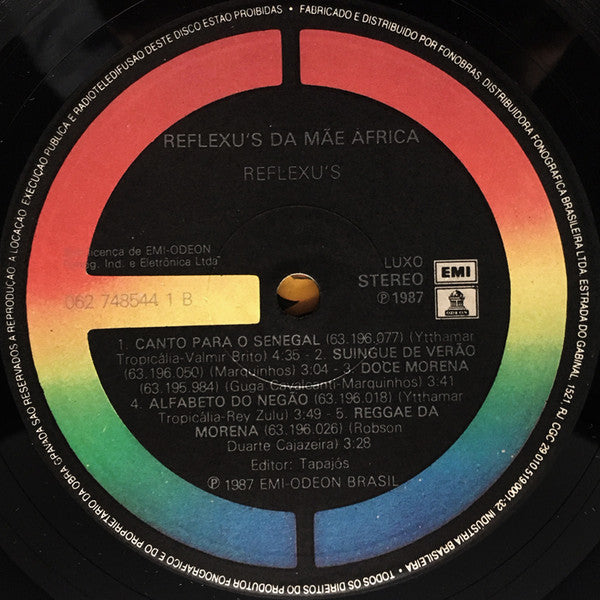 Banda Reflexu's : Da Mãe África (LP, Album)