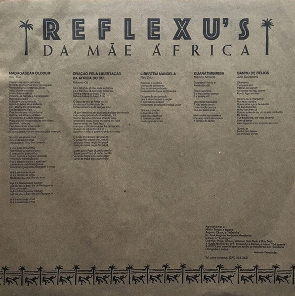 Banda Reflexu's : Da Mãe África (LP, Album)
