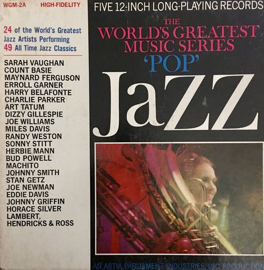 Various : The World's Greatest Music Series: "Pop" Jazz (Volume 1) (5xLP, Comp, Mono + Box)