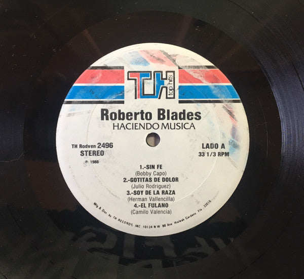 Roberto Blades : Haciendo Música  (LP, Album)
