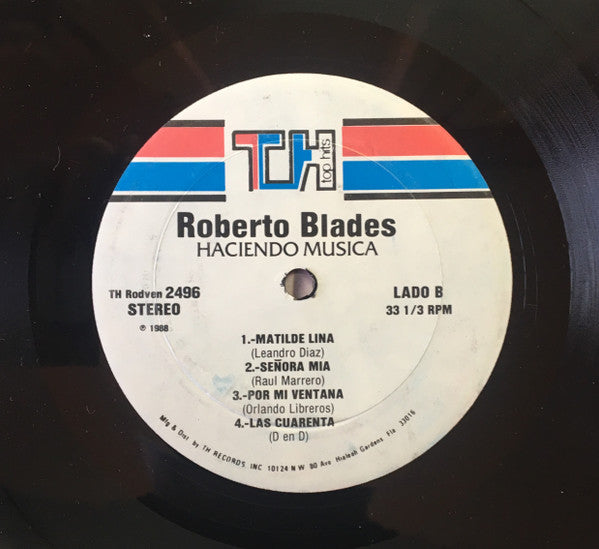Roberto Blades : Haciendo Música  (LP, Album)