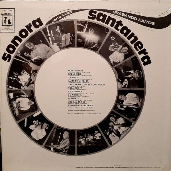 Sonora Santanera : Corre Cinta Grabando Exitos (LP, Album)